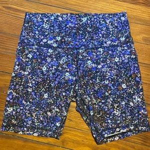 Lululemon Floral Bike Shorts